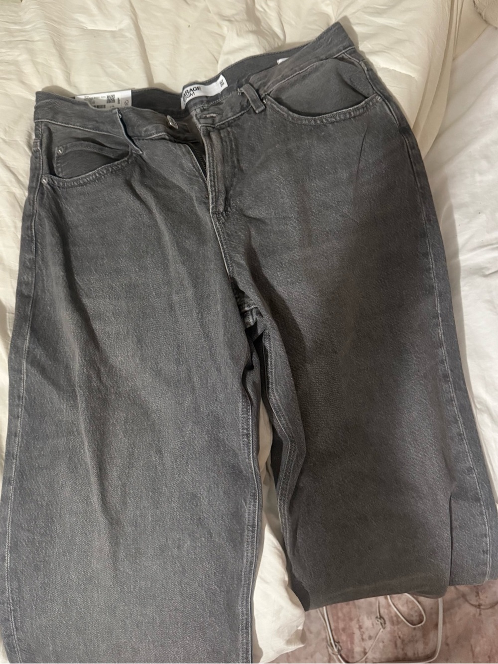 Women’s Gray Baggy Jeans